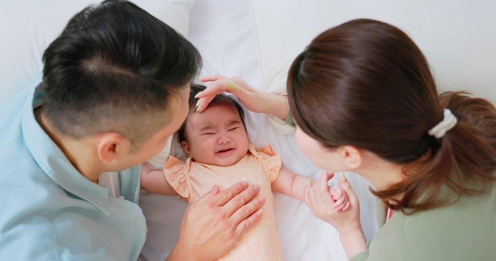 Photo of a Crying Baby
