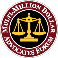 Multi-million Dollar Advocates Forum Badge