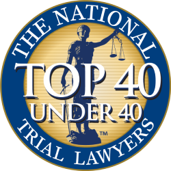 The National Top 40 Under 40 Trial Lawyers Badge